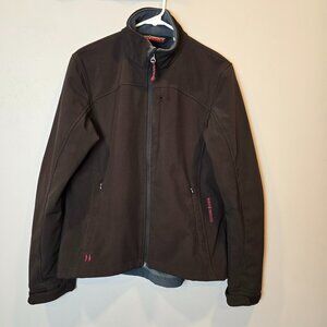 Black Diamond Jacket Double Diamond Shell Winter Coat Womens Medium Black